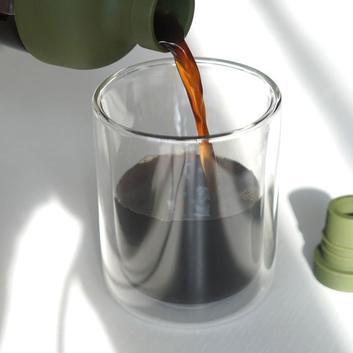 【HARIO】酒瓶綠色冷萃咖啡壺 300ml | FIB-30-OG